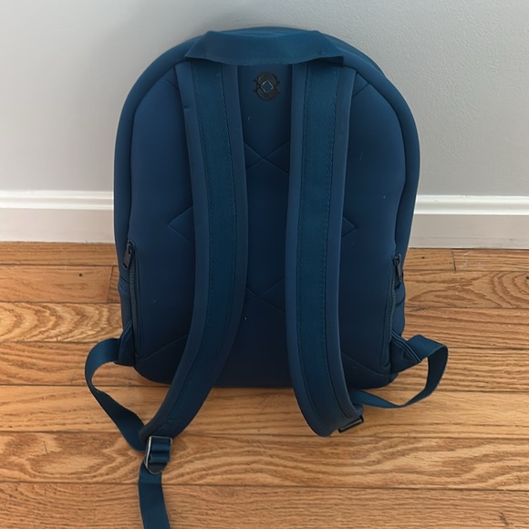 Dagne Dover Blue Backpack Minimalist Design Durable Fabric - Picture 3 of 5